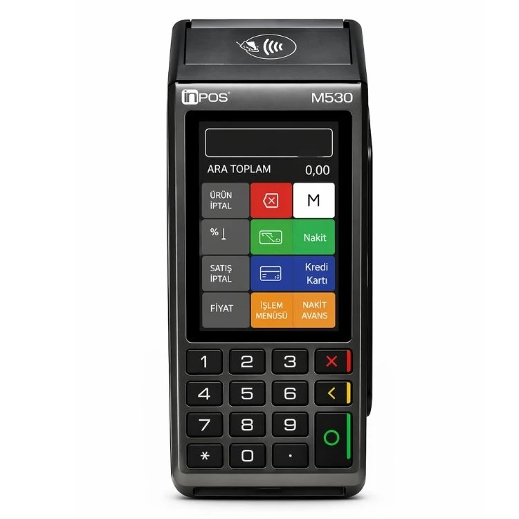 İNPOS M530 4G YazarKasa Pos + 20 Adet rulo Hediye